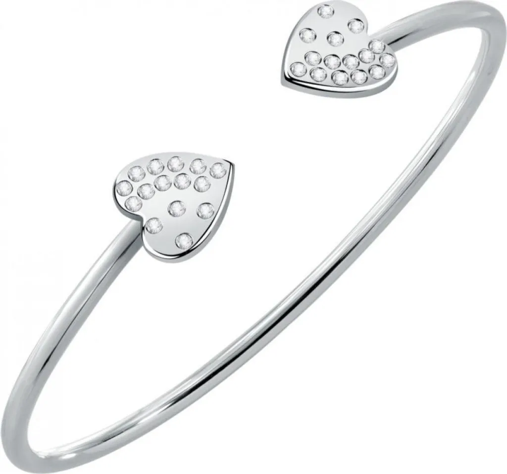 Bracelet massif et cristaux Passioni SAUN01 - Éclat romantique irrésistible