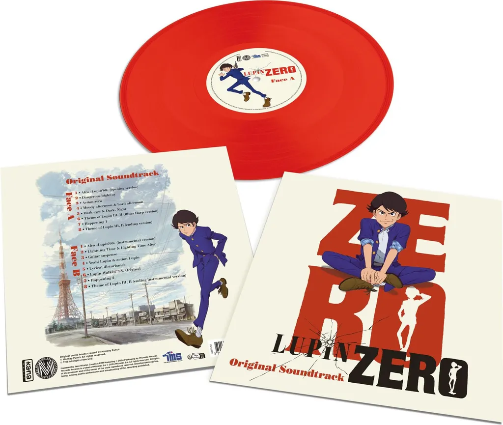 Plastoy Lupin Zero Meilleure Sélection de Pistes Vinyle Rouge One Size