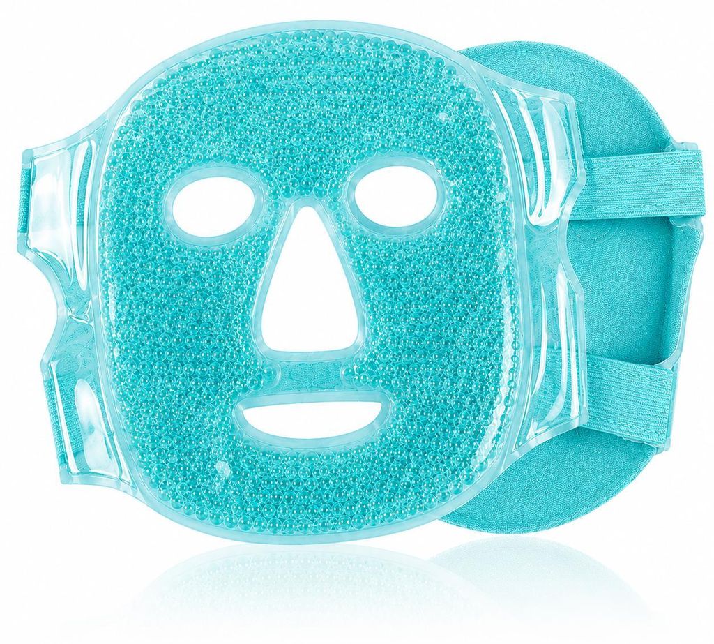 HAF Gesichtsmaske 2in1 Türkis | Kühlmaske gegen Produktbild 