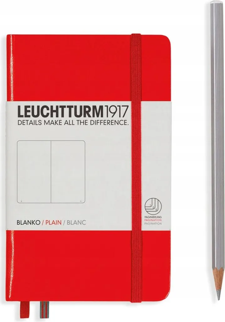 Carnet de notes A6 de poche avec pages numérotées LEUCHTTURM1917 Smooth