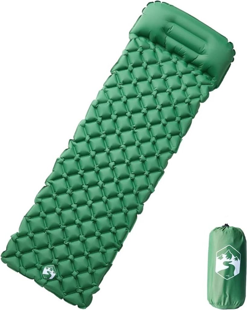 Möbel Aufblasbare Isomatte mit Kissen Grün - Isomatten 4007111
