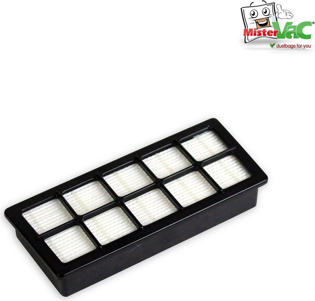 MisterVac Staubsaugerfilter Hepa Filter Ersatzfilter kompatibel mit Bestron ABG200YB Rapido