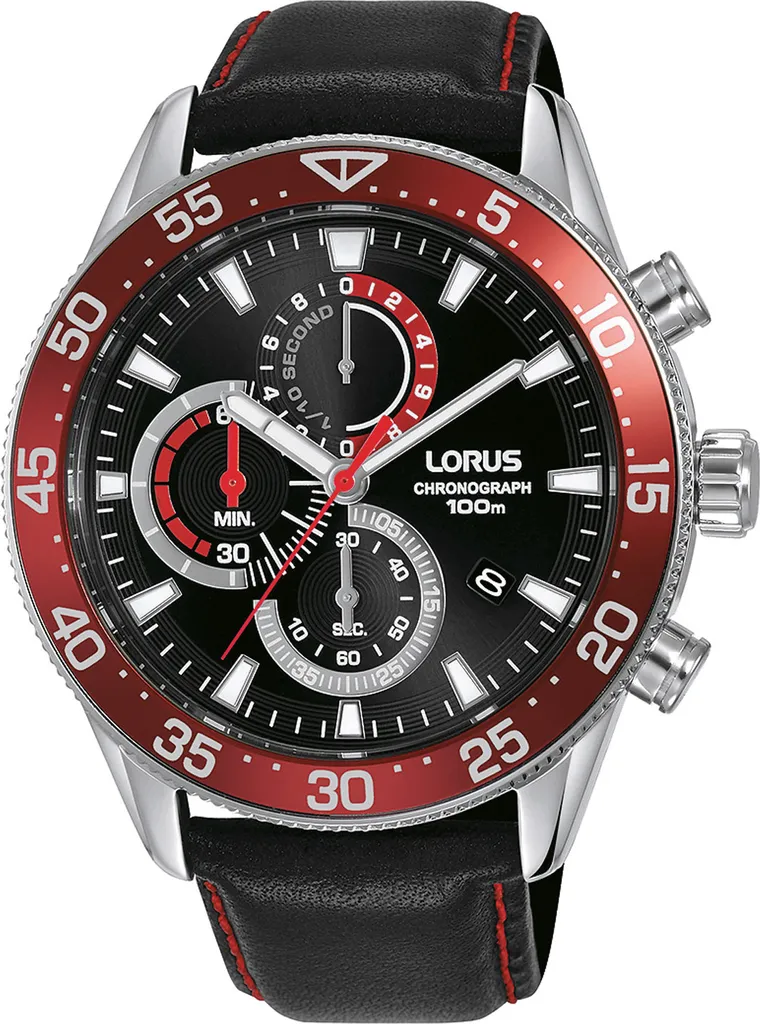 Montre Homme Lorus Sport RM345FX9 Étanche 100m et Bracelet Acier Argenté