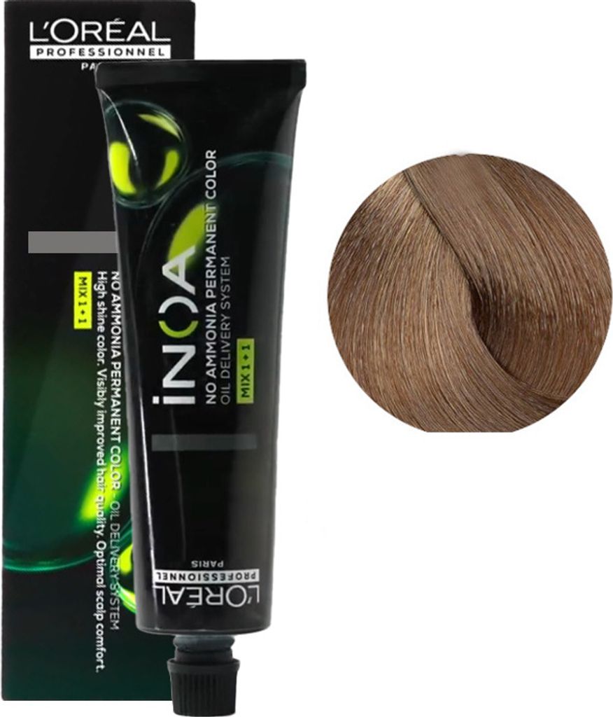 L ́Oréal Professionnel Inoa Color Professionelle permanente Haarfarbe für alle Haartypen 8.0 60 g