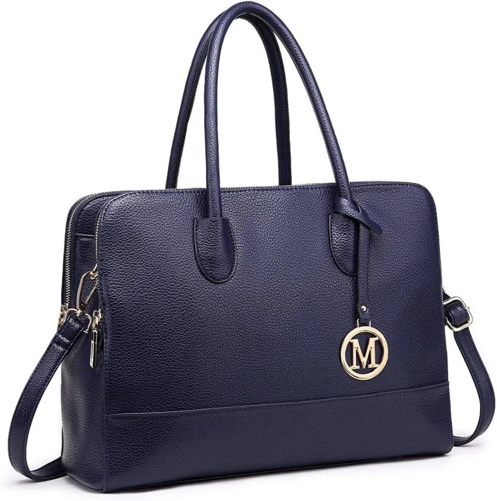 Sac de Travail Femme Marine idéal pour le Bureau et l'Ordinateur Pro