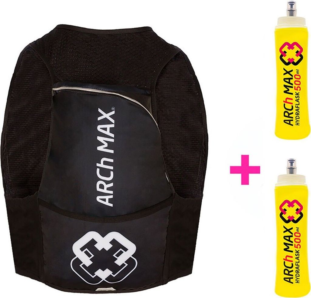 Arch Max Hv8e3s 8l+ 2sf500ml Trinkweste Schwarz L-XL Schwarz L-XL