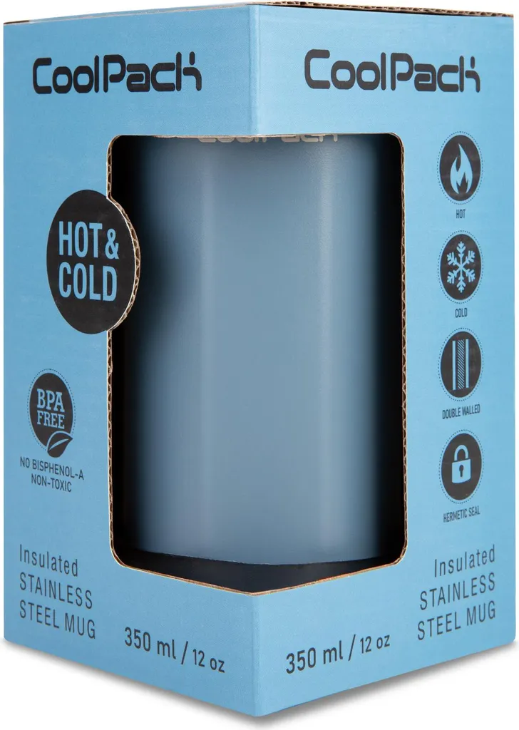 Tazza Termica Blu Coolpack Tom 350ml | Design Moderno e Funzionale