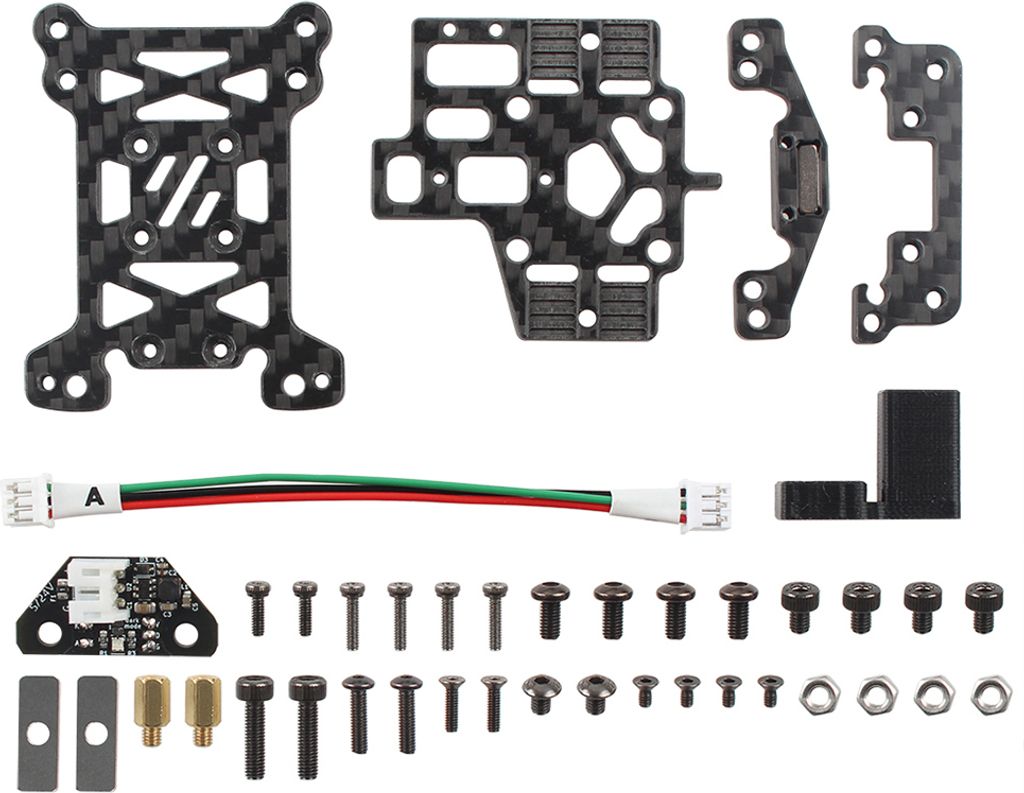 3D-Drucker Voro CNC TP Kohlefaser-Gewindebohrer, Ultra-Gewichtsstruktur, 0,4 μm Genauigkeit, Nivellierungsset, Omron EE-SX398, für Vor 2.4/Trident
