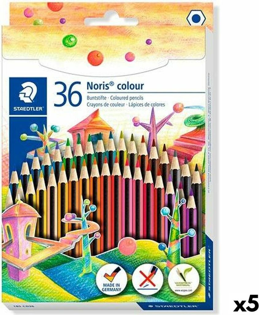 Buntstifte Staedtler Noris Colour Wopex Satz (5 Stück)
