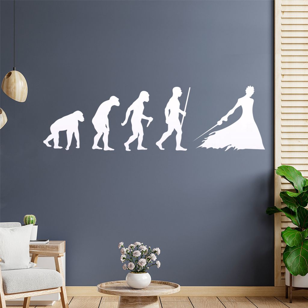 Samurai Schwert Evolution Wandtattoo Wandaufkleber Wall Sticker - Dekoration, Küche, Wohnzimmer, Schlafzimmer, Badezimmer