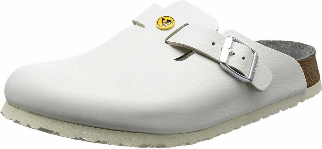 Birkenstock Boston ESD mule white úzka šírka veľkosť 38 Obrázok produktu 