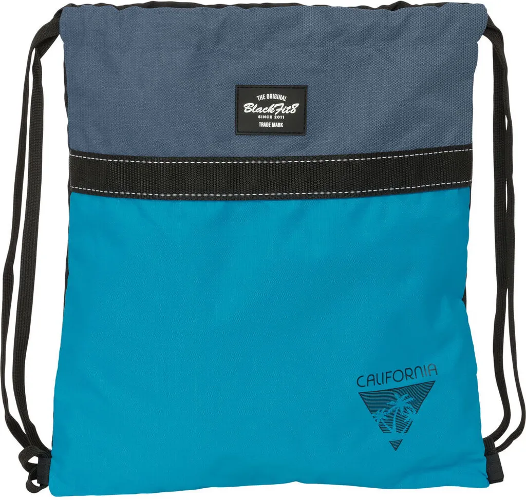 Zaino con cinghie BlackFit8 California Blue Black 35 x 40 x 1 cm