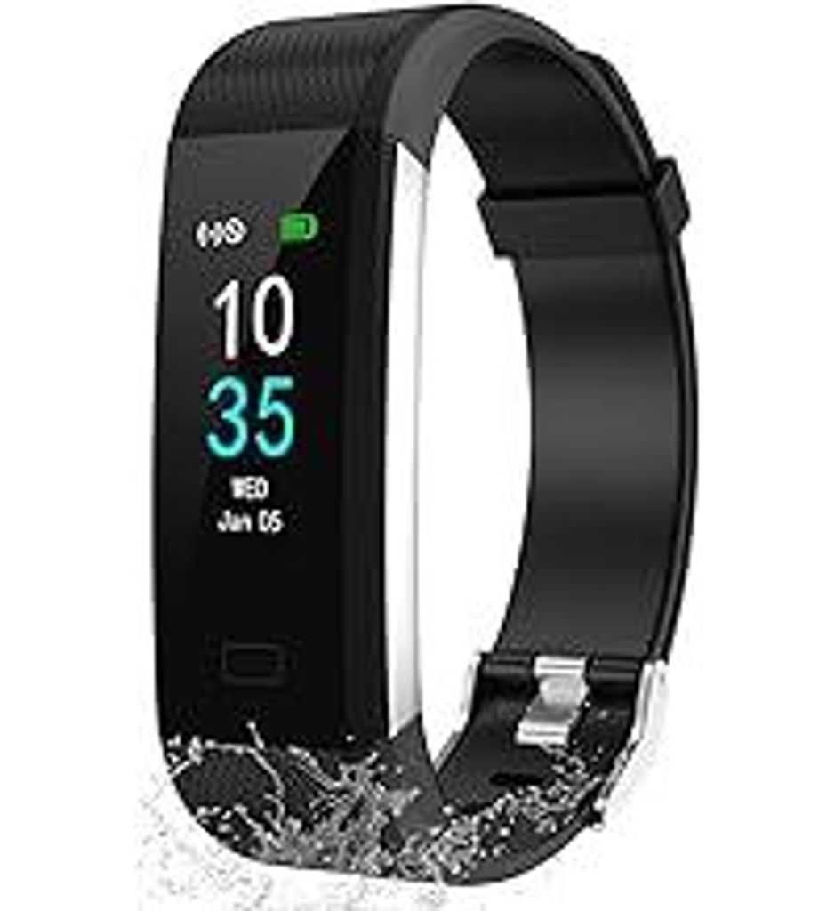 Fitness Armband Schrittzähler, Fitness Tracker mit Kalorienzähler, IP68 Wasserdichter Smartwatch Fitness Uhr Sportuhr Aktivitätstracker