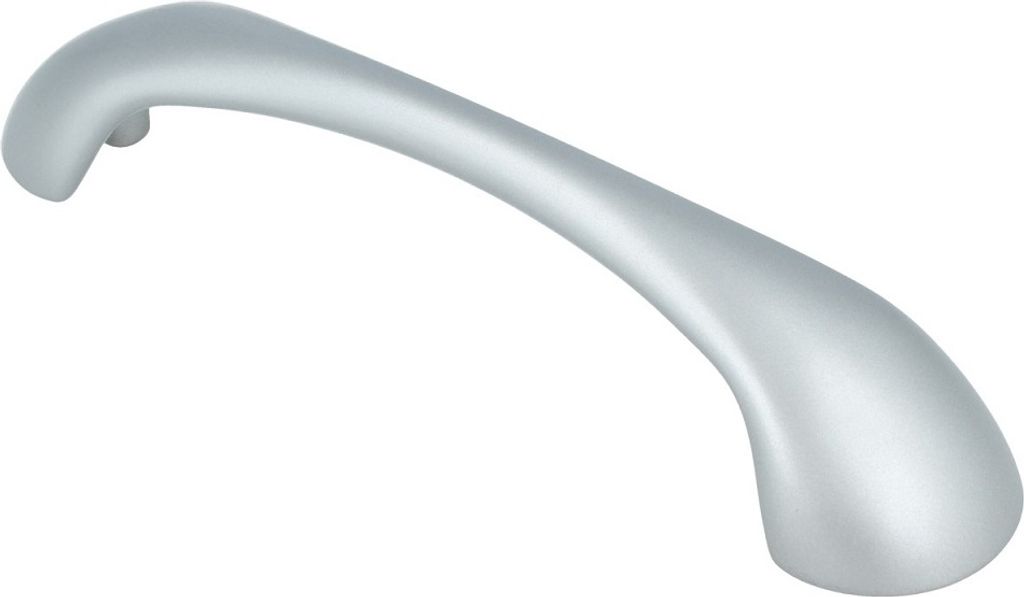 Schubladengriff Zamak Edelstahl matt finish 128mm Lochabstand Möbelgriff Kommodengriff