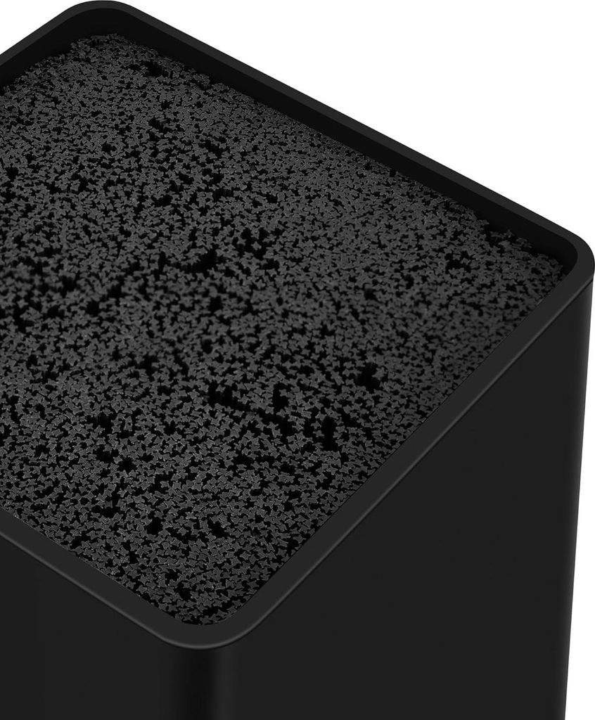 Vierkant messenblok - modernes Design - schwarz - platzsparend