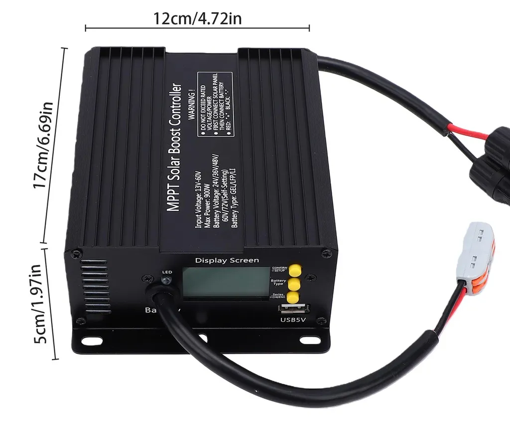 Régulateur de charge MPPT 24V-72V haute efficacité avec détection auto - 9