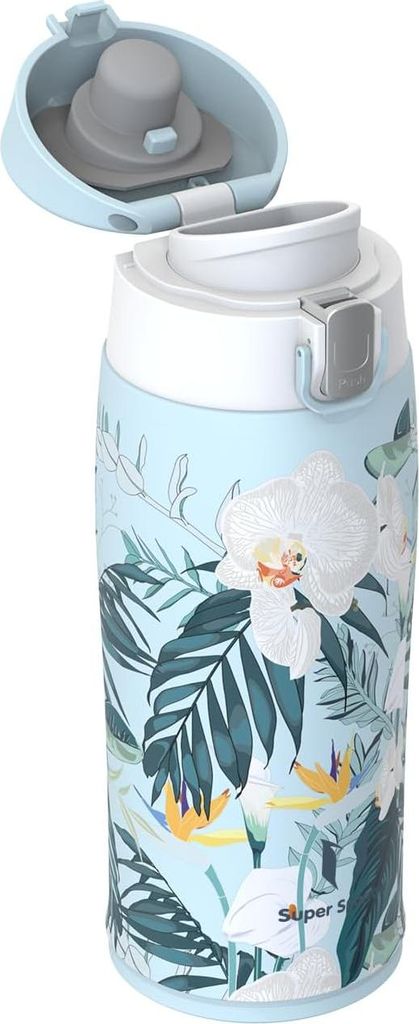 Super Sparrow Trinkflasche Edelstahl - Thermobecher 350ml, 500ml, 750ml, 950ml BPA-Frei Thermosflasche, Auslaufsicher Kaffeebecher Thermo Enthält 2