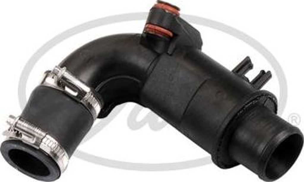 GATES 09-0082 Ladeluftschlauch OE 8200164191 kompatibel mit Kangoo, Clio