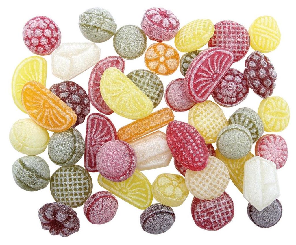 Mélange de fruits nobles Bonbons au goût sucré de fruits Image du produit 