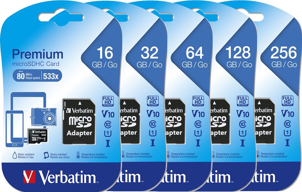 Verbatim microSDHC          32GB Class 10 UHS-I incl Produktbild 24