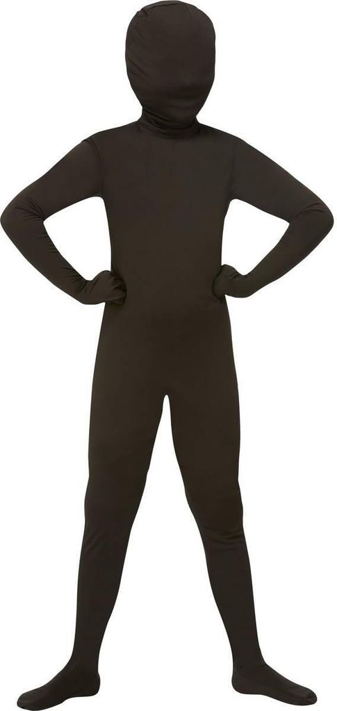 Smiffys - Hautanzug Kostüm - Kinder SM2869 (92) (Schwarz)