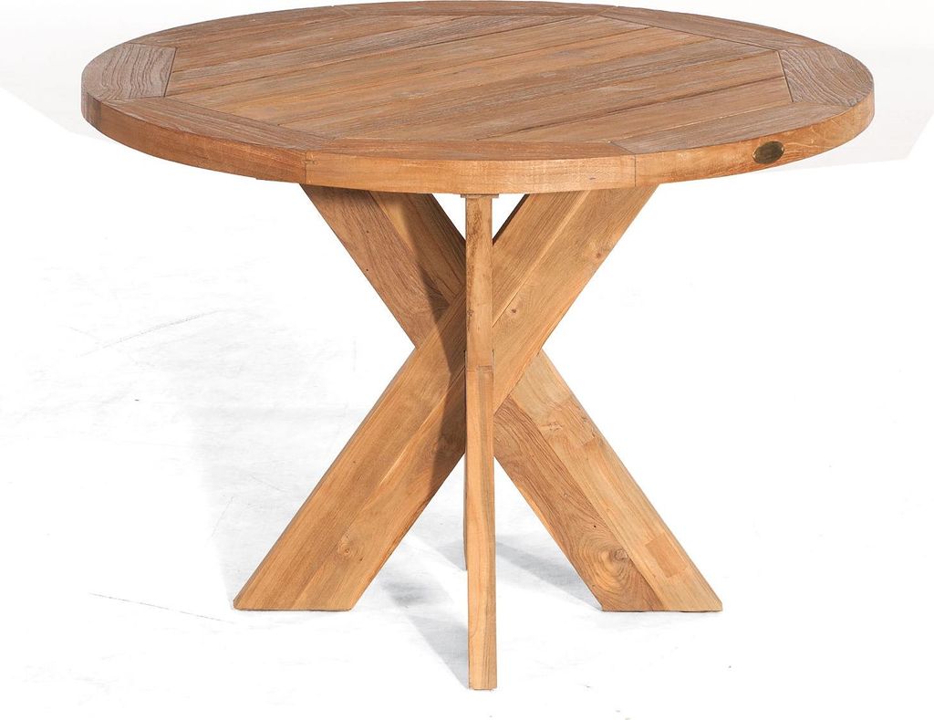 Sonnenpartner Quantum Gartentisch Esstisch Holztisch Rund Teakholz Ø 120 cm
