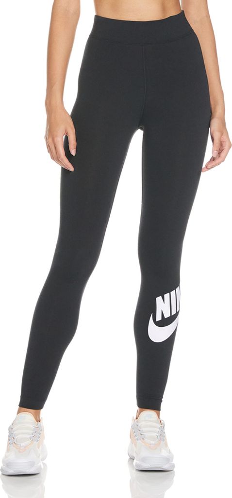 Nike W Nsw Essntl Gx Hr Lggng Ftra Black/White Xs