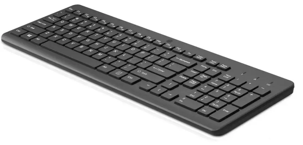 Clavier mécanique sans fil HP 225 format AZERTY complet avec pavé num