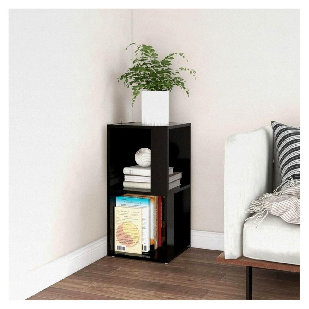 Eckschrank Schwarz 33 x 33 x 67 cm Holzwerkstoff