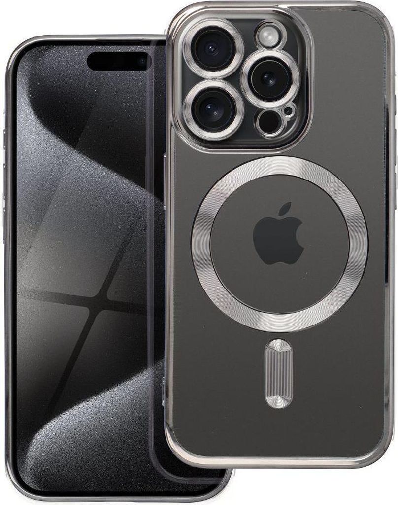 Case passend für Xiaomi Redmi 15 4G / 5G (171,1mm) Electro Mag Cover kompatibel mit MagSafe titanium