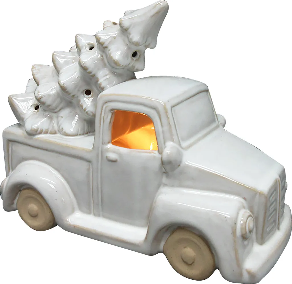 Objet Décoratif Voiture Céramique pour Salon et Bureau Santa Lila