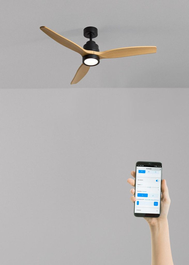 WIND STYLANCE - Leiser 40-W-Deckenventilator mit Flügeln aus technischem ABS, in verschiedenen Größen erhältlich