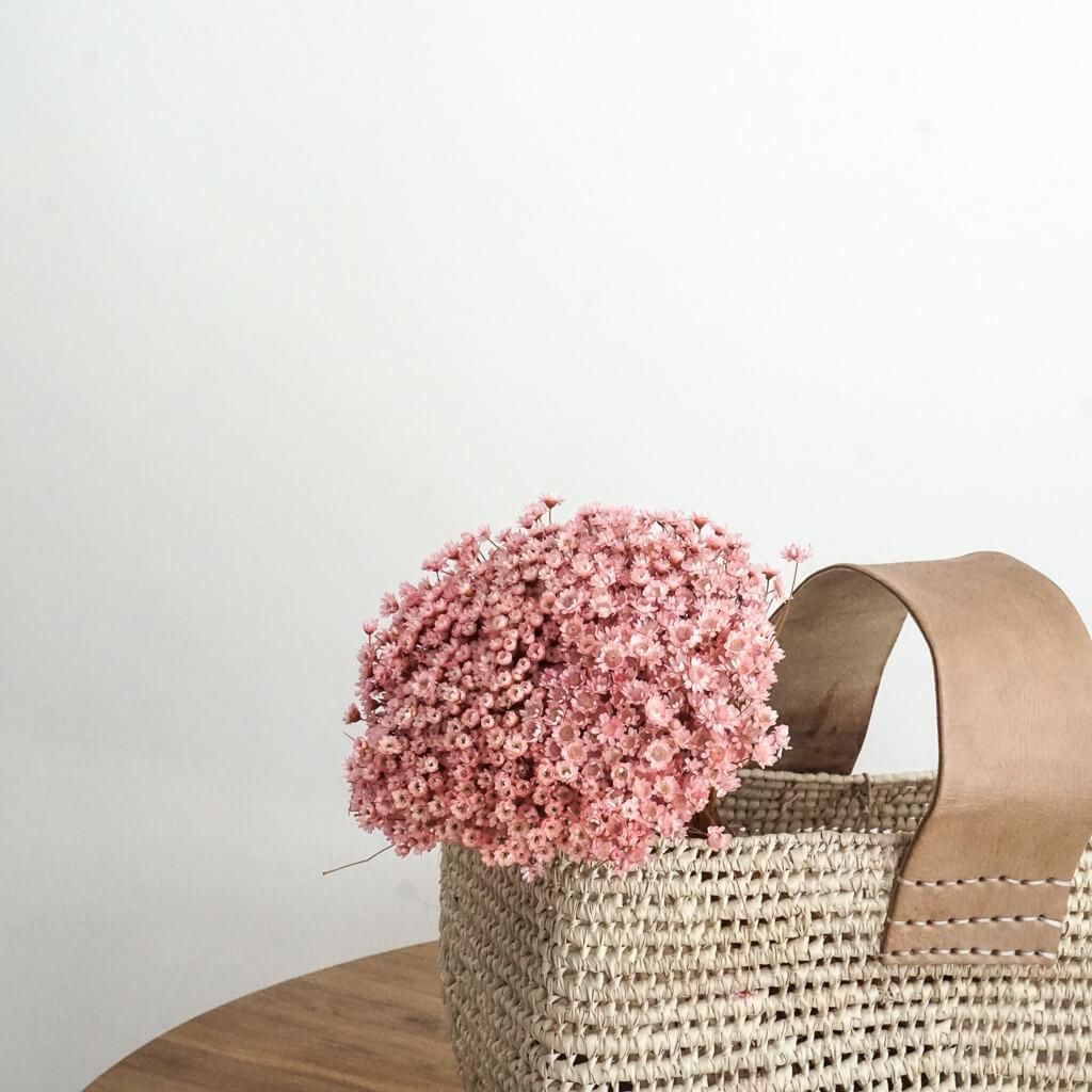 Glixia Trockenblumen 1 Bund 40-50cm für Vasen Kränze DIY langlebig Natürlich