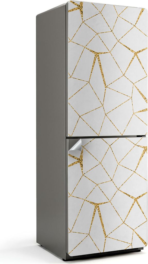 Tropisches Blattmuster – Kühlschrank Aufkleber – Klebefolie Kühlschrank – Kühlschrank Dekor – Kühlschrankfolie selbstklebend – Küche...