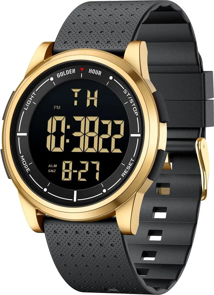 Orologio Digitale Sport 5ATM Ultra-Sottile - Display Grandangolare