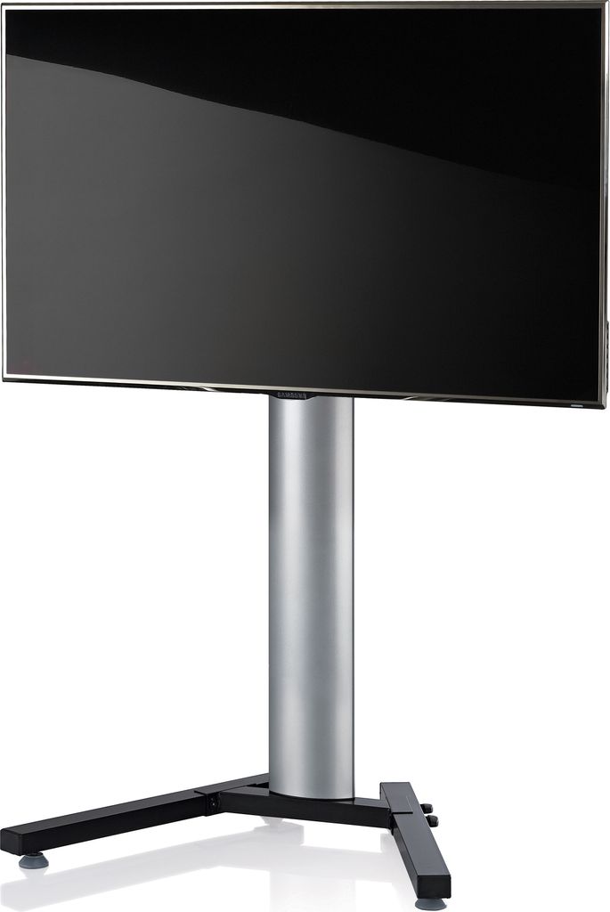 VCM TV Standfuß 26-70 Zoll | VESA bis max. 600x400 | Fernseh Ständer aus Alu | TV Ständer Maße ca. H. 125 x B. 90 x T. 72 cm | Fernsehstand Sta...