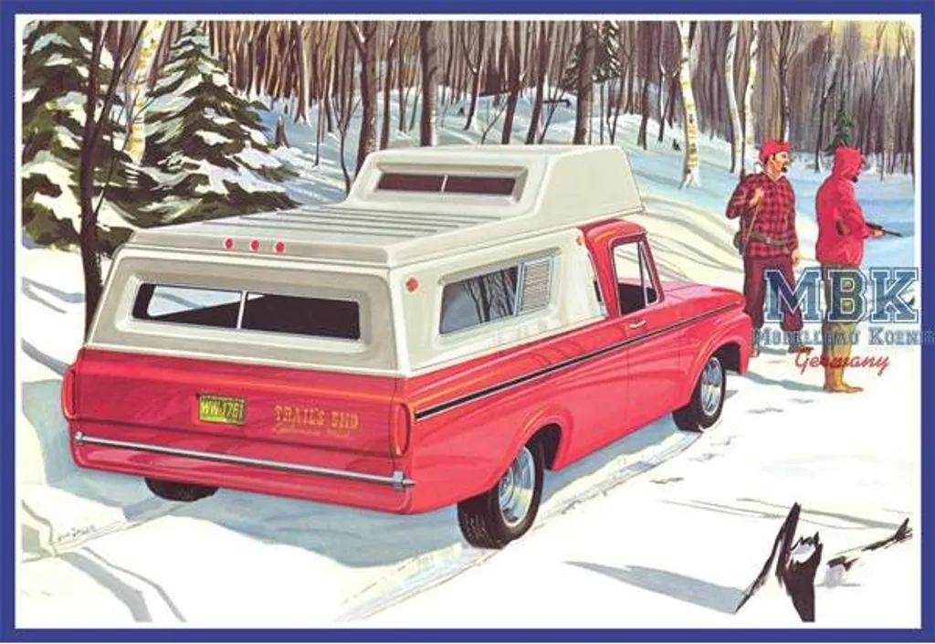 Kit de modélisme automobile Ford F-100 Pickup 1963 AMT 1412 1/25