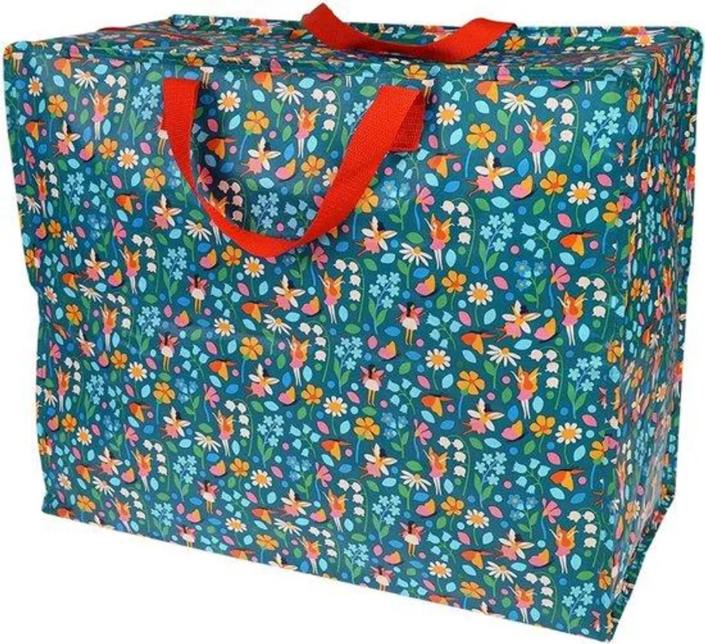 Grande Boîte de Rangement Fées - Fermeture Éclair - Motifs féeriques