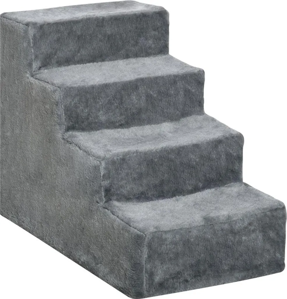 Escalier pour lit et canapé chiens et chats 35 cm accès facile 4 marches