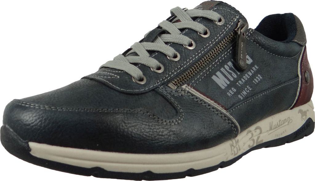Mustang scarpe da ginnastica da uomo stringate scarpe basse Immagine del prodotto 