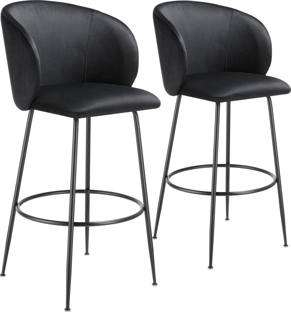 tectake Barstuhl Luana 51 x 60 x 106 cm, Belastbarkeit 120 kg
