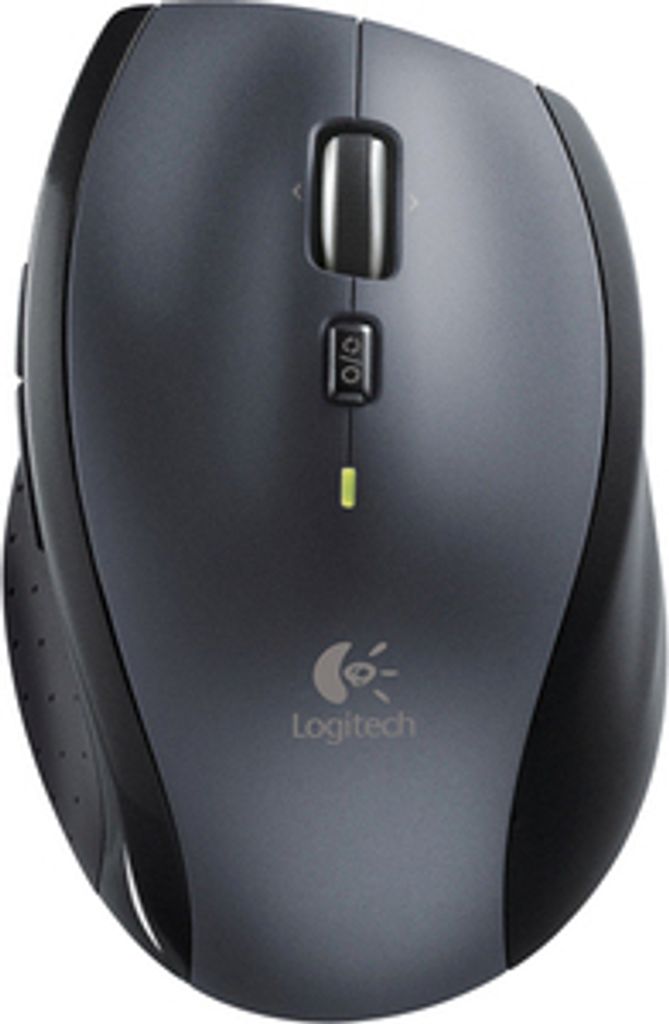 Logitech M705 Maus - Funkfrequenz - USB - Laser - 3 Taste(n) - Silber - Kabellos - Scroll-Rad - Rechtshändig - 2