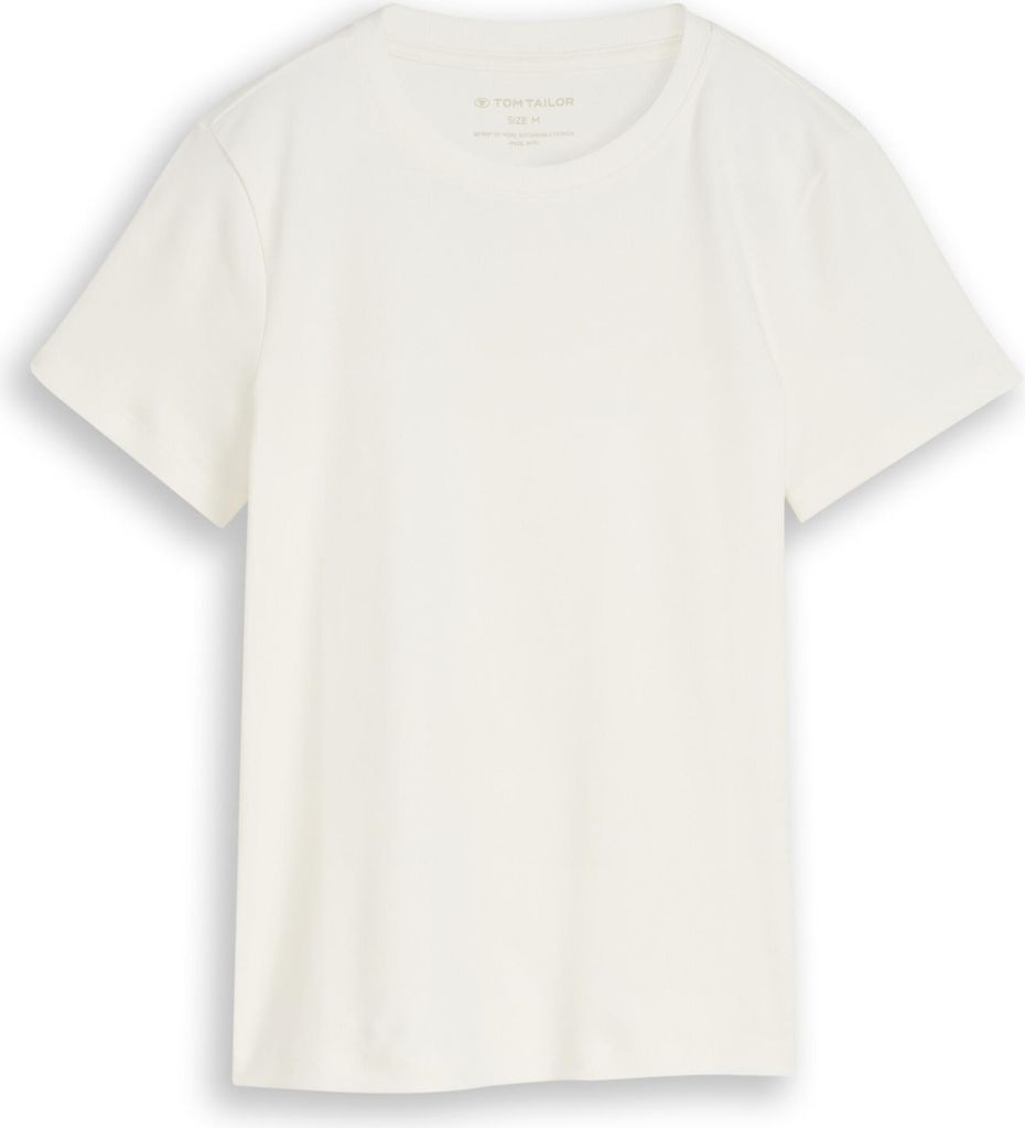 Basic T-Shirt aus Baumwolle