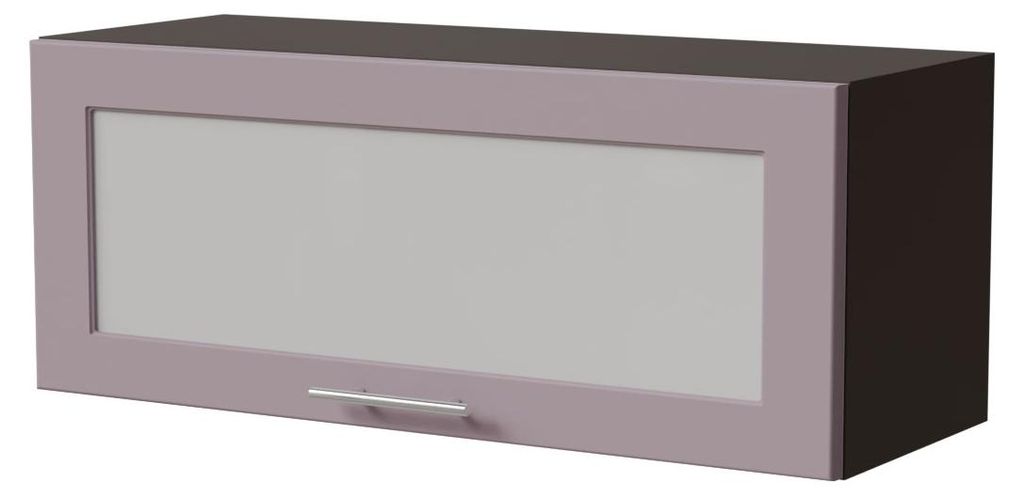 Küchenklapphängeschrank BARI 90x36cm Farbe & Ausführung wählbar BA-W4BS/90 WKF RAL 4009 pastellviolett matt lava