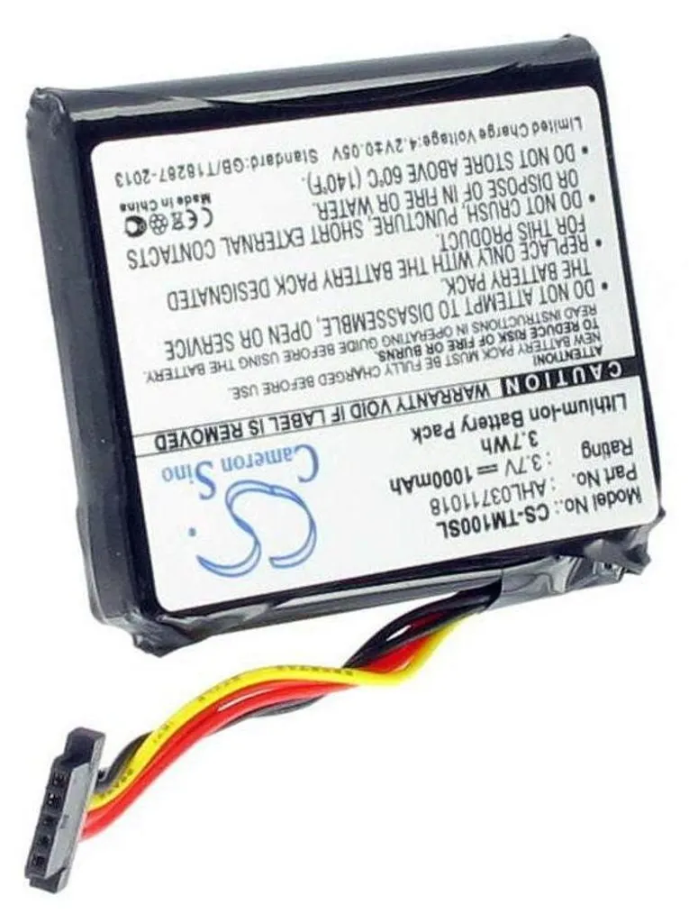 Batterie TomTom GO 1000 Live 1005 et 2050 - Li-ion 3.7V 1000mAh Haute Performance
