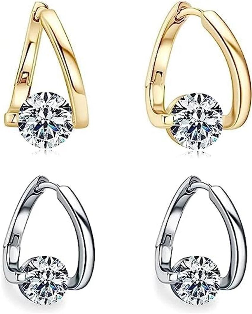 AIETUE Lymphdrainage Ohrringe 2 Paar - Titan & Germanium Therapie