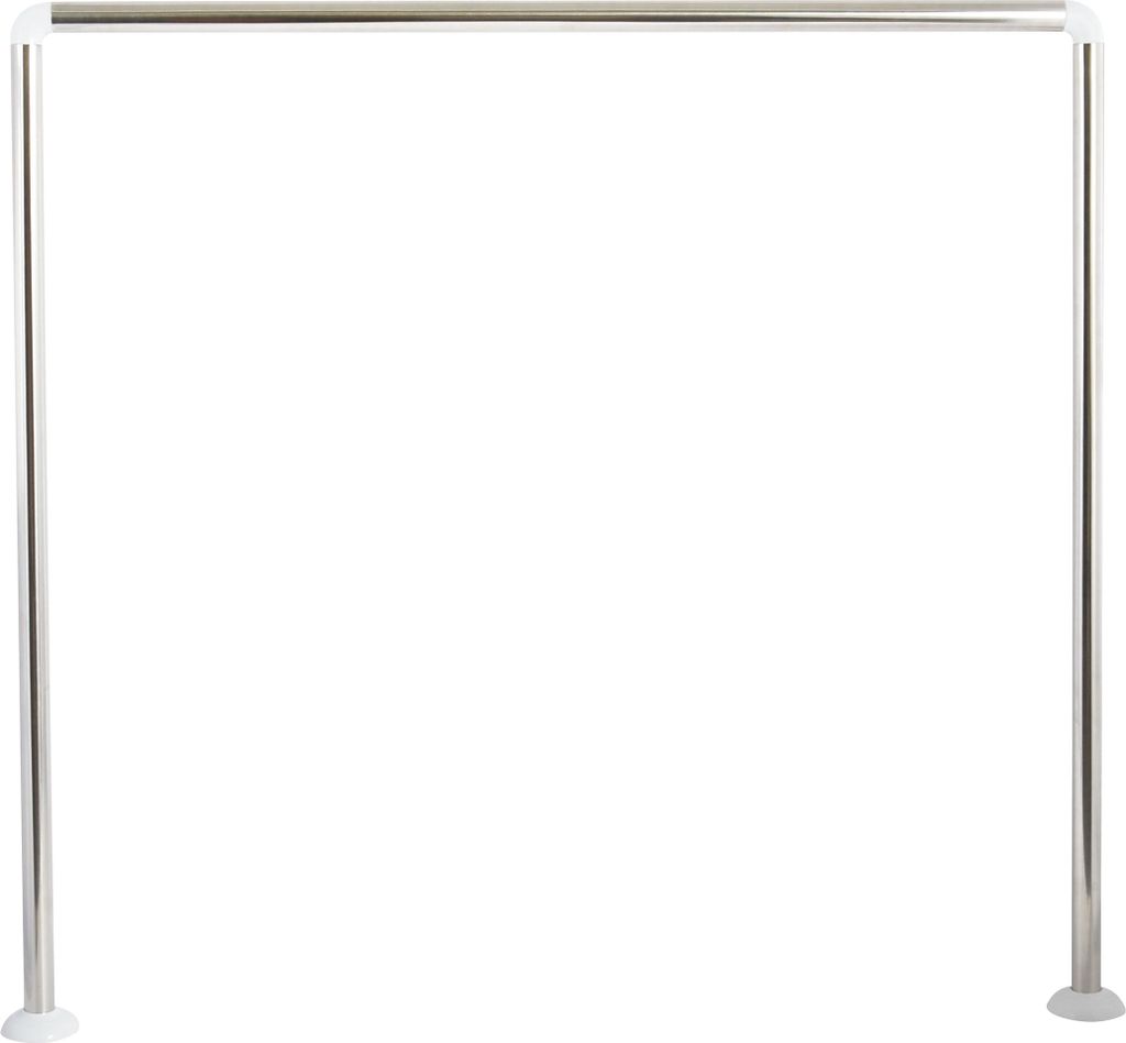 Asta per tende da doccia MSV 80x80 cm Ø 25 mm in acciaio Immagine del prodotto 