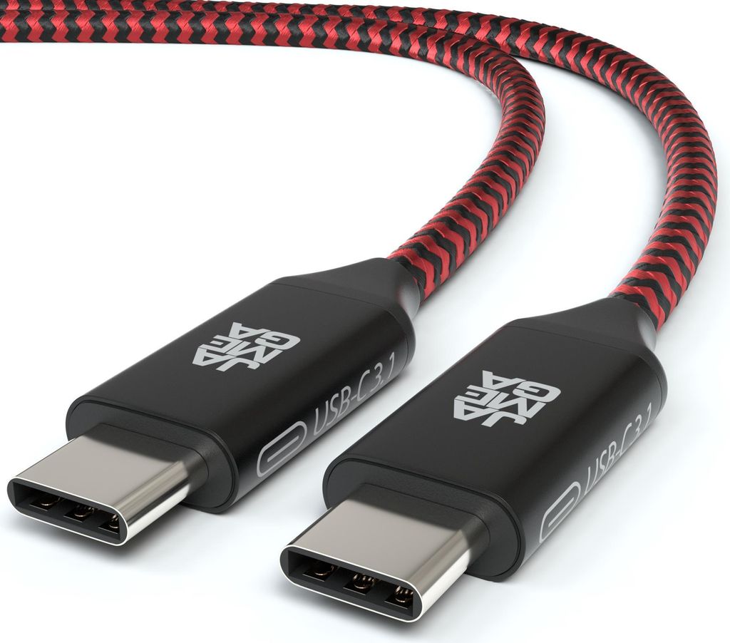 1,8m USB C Kabel 3.1 Typ C zu Typ C PD Schnell Ladekabel Samsung Huawei Apple