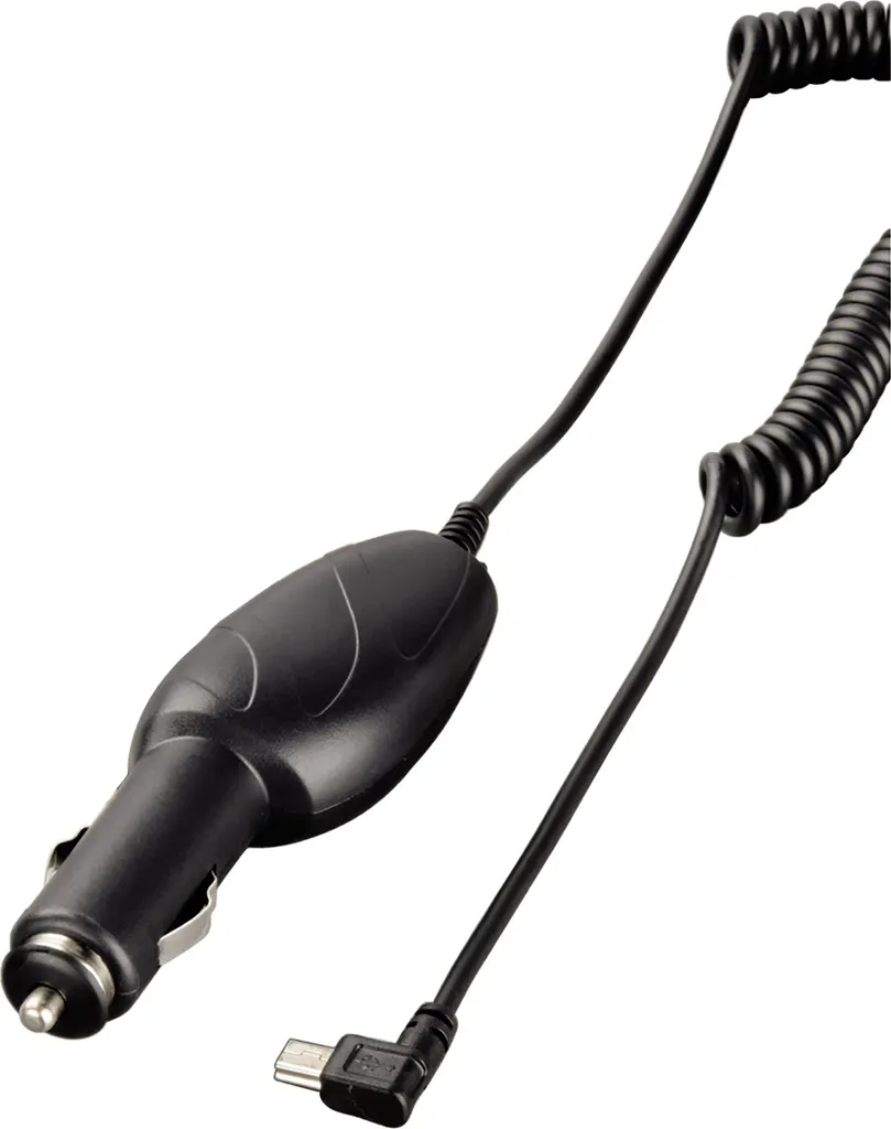 Hama 00093732 Caricatore Auto Mini USB 1A con LED Nero per Navigatori