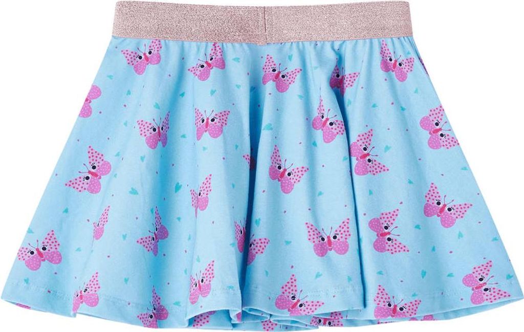 vidaXL Kinderrock Blau 128 Produktbild 